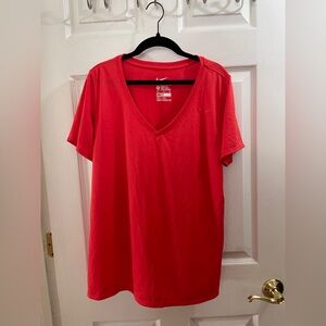 Nike Sport Orange T-shirt with short sleeves, Polyester